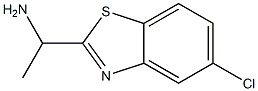 2-Benzothiazolemethanamine,5-chloro-alpha-methyl-(9CI) Structure
