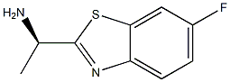 2-Benzothiazolemethanamine,5-fluoro-alpha-methyl-(9CI) Structure