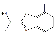 2-Benzothiazolemethanamine,7-fluoro-alpha-methyl-(9CI) Struktur
