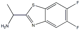 2-Benzothiazolemethanamine,5,6-difluoro-alpha-methyl-(9CI) Structure