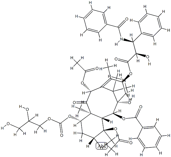 Paclitaxel Ceribate [INN] Structure