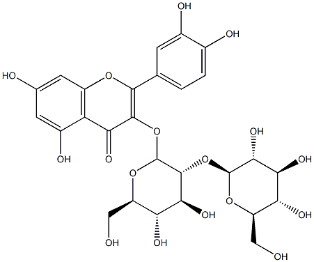 quercetin-3-O-sophoroside Struktur
