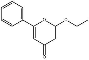 4H-Pyran-4-one,2-ethoxy-2,3-dihydro-6-phenyl-(9CI) Structure