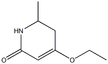 2(1H)-Pyridinone,4-ethoxy-5,6-dihydro-6-methyl-(9CI) 结构式