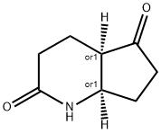 1H-Cyclopenta[b]pyridine-2,5-dione,hexahydro-,(4aR,7aR)-rel-(9CI) 结构式