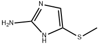 1H-Imidazol-2-amine,4-(methylthio)-(9CI) 化学構造式