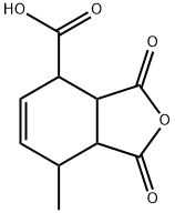 6-Methyl-4-cyclohexene-1,2,3-tricarboxylic 1,2-anhydride Structure