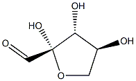 beta-L-threo-Pentos-2-ulo-2,5-furanose (9CI),186302-42-1,结构式