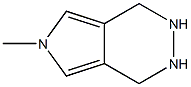 1H-Pyrrolo[3,4-d]pyridazine,2,3,4,6-tetrahydro-6-methyl-(9CI) Structure