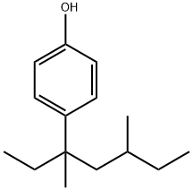 4-(3,5-ジメチル-3-ヘプチル)フェノール 化学構造式