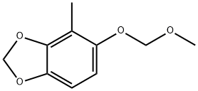 5-(methoxymethoxy)-4-methylbenzo[d][1,3]dioxole Struktur