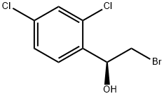 (S)-2-bromo-1-(2,4-dichlorophenyl)ethanol Struktur