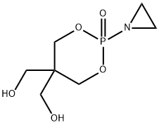 1-(1-Aziridinyl)-4,4-bis(hydroxymethyl)-2,6-dioxaphosphorinane 1-oxide Structure