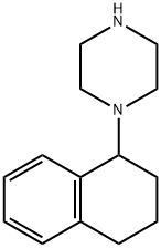 1-(1,2,3,4-Tetrahydronaphthalen-1-yl)piperazine 化学構造式