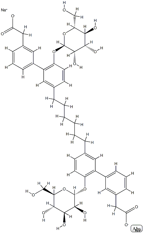 BIMOSIAMOSE DISODIUM,187269-60-9,结构式