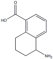 5-氨基-5,6,7,8-四氢萘-1-羧酸, 187389-66-8, 结构式
