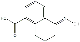 1-Naphthalenecarboxylicacid,5,6,7,8-tetrahydro-5-(hydroxyimino)-(9CI) Structure