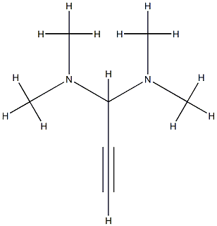 2-Propyne-1,1-diamine,N,N,N,N-tetramethyl-(9CI) 结构式