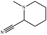 RAC 1-METHYL-PIPERIDINE-2-CARBONITRILE Struktur