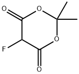 1,3-Dioxane-4,6-dione,5-fluoro-2,2-dimethyl-(9CI) Struktur