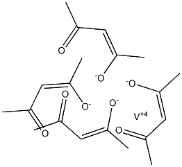 tetrakis(pentane-2,4-dionato-O,O')vanadium Structure