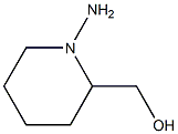 2-Piperidinemethanol,1-amino-(9CI) 化学構造式