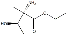 D-Isovaline, 3-hydroxy-, ethyl ester, (3S)-rel- (9CI),188124-78-9,结构式