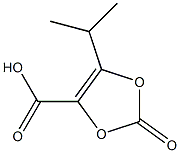 1,3-Dioxole-4-carboxylicacid,5-(1-methylethyl)-2-oxo-(9CI) Structure