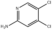 2-アミノ-4,5-ジクロロピリジン 化学構造式