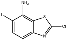 7-Benzothiazolamine,2-chloro-6-fluoro-(9CI) Structure