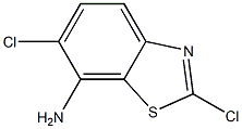 7-Benzothiazolamine,2,6-dichloro-(9CI) 结构式