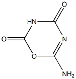 2H-1,3,5-Oxadiazine-2,4(3H)-dione,6-amino-(9CI) 结构式