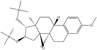 3-Methoxy-16α,17β-bis(trimethylsiloxy)-1,3,5(10)-estratriene 结构式
