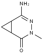 3,4-Diazabicyclo[4.1.0]hept-4-en-2-one,5-amino-3-methyl-(9CI) Struktur