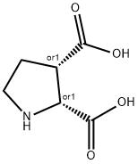 2,3-Pyrrolidinedicarboxylicacid,(2R,3S)-rel-(9CI) Structure