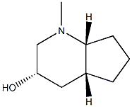 1H-Cyclopenta[b]pyridin-3-ol,octahydro-1-methyl-,[3S-(3-alpha-,4a-bta-,7a-bta-)]-(9CI),188956-56-1,结构式
