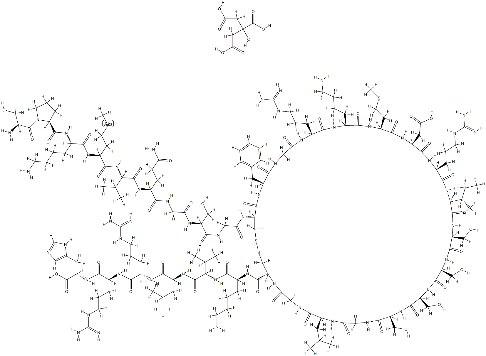 Nesiritide citrate Structure