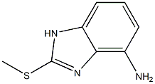 1H-Benzimidazol-4-amine,2-(methylthio)-(9CI) 结构式