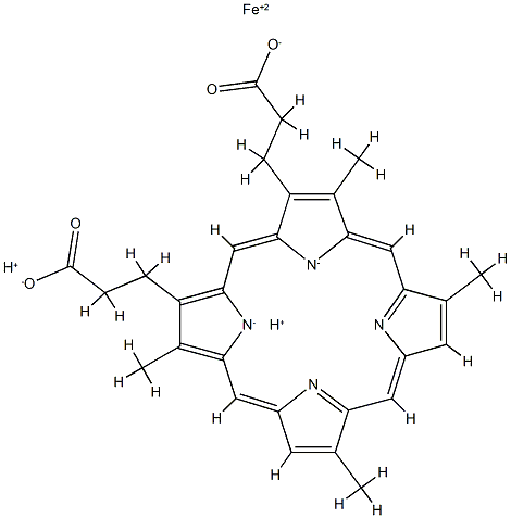 deuteroheme,18922-88-8,结构式