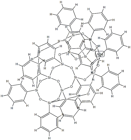 POSS-十二苯基, 18923-59-6, 结构式