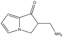 1H-Pyrrolizin-1-one,2-(aminomethyl)-2,3-dihydro-(9CI) Structure