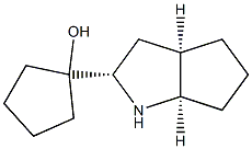 Cyclopentanol, 1-(octahydrocyclopenta[b]pyrrol-2-yl)-, [2S-(2-alpha-,3a-alpha-,6a-alpha-)]- (9CI) Structure