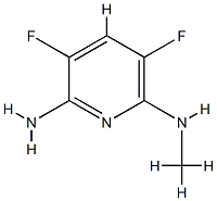 2,6-Pyridinediamine,3,5-difluoro-N-methyl-(9CI) Structure