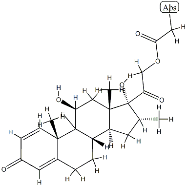 dexamethasone 21-iodoacetate 结构式