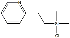 Pyridine,2-[2-(chlorodimethylsilyl)ethyl]-(9CI) Struktur