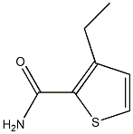 3-乙基噻吩-2-甲酰胺, 189330-07-2, 结构式