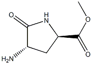 D-Proline, 4-amino-5-oxo-, methyl ester, (4S)-rel- (9CI) Structure