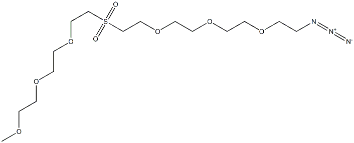 m-PEG3-Sulfone-PEG3-azide,1895922-76-5,结构式