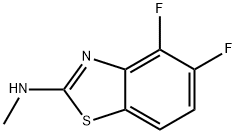 2-Benzothiazolamine,4,5-difluoro-N-methyl-(9CI) 结构式