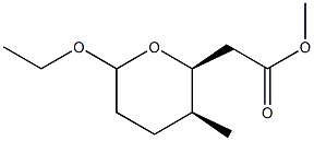 2H-Pyran-2-methanol,6-ethoxytetrahydro-3-methyl-,acetate,(2S,3S)-[partial]-(9CI)|